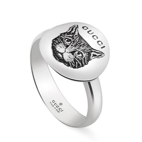 gucci cat ring|Gucci blind for love ring.